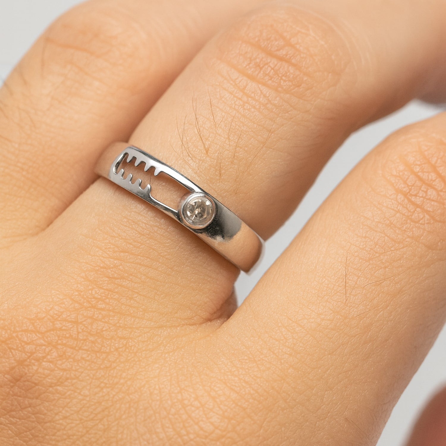 Adjustable Couple Rings Set for Him & Her – Silver-Tone Key & Heart Design with CZ Accent, Open Band Promise Rings for Couples, Matching Anniversary/Valentine Gift