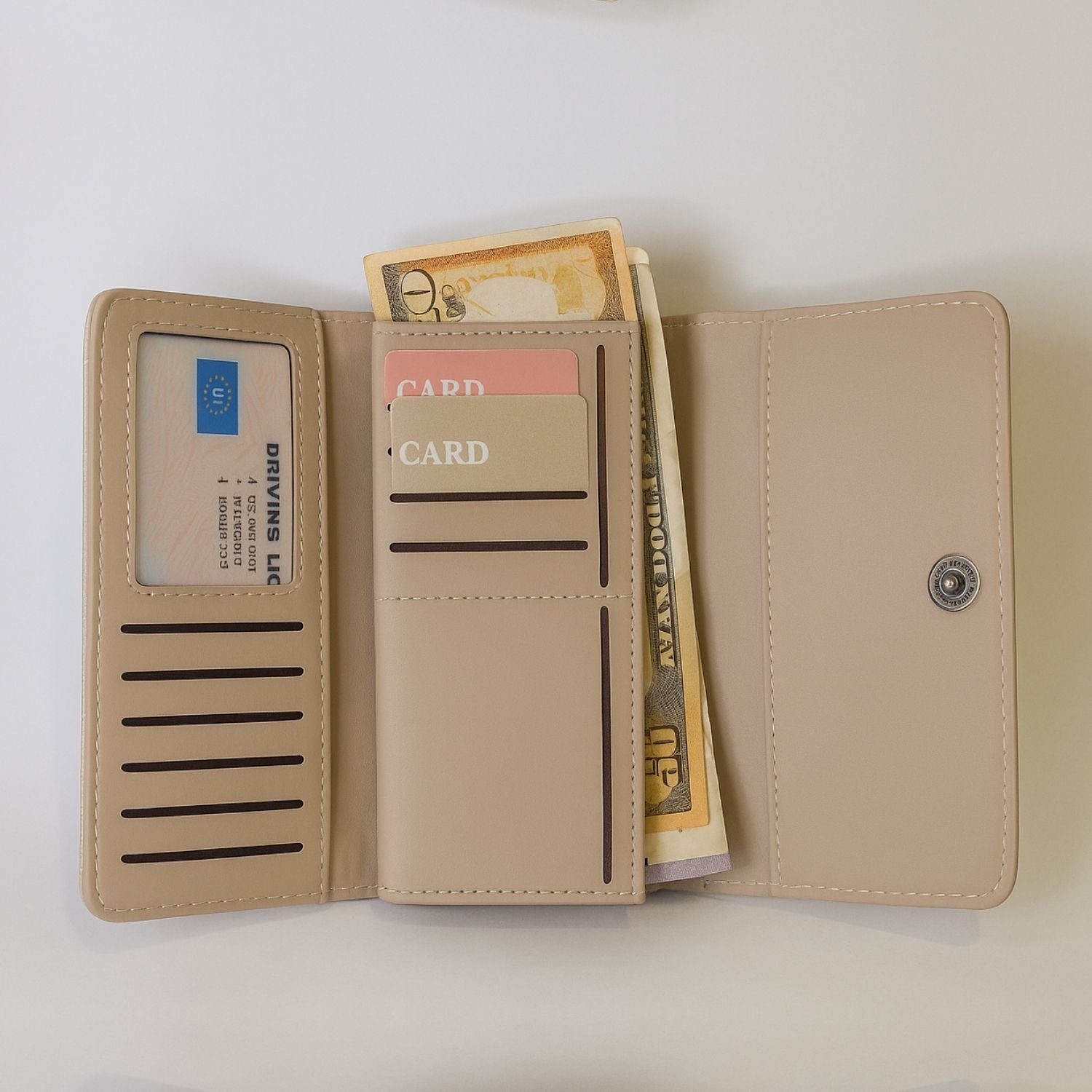 Elegant Quilted Wallet for Women – With Gift Box