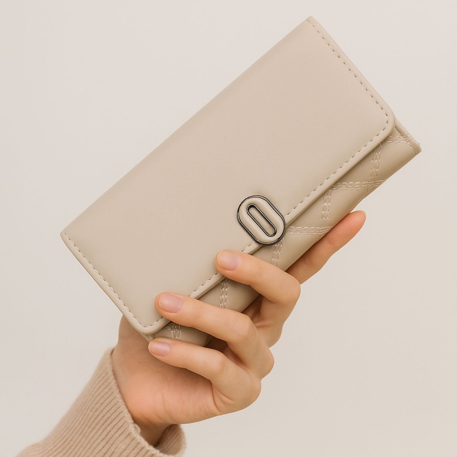 Elegant Quilted Wallet for Women – With Gift Box