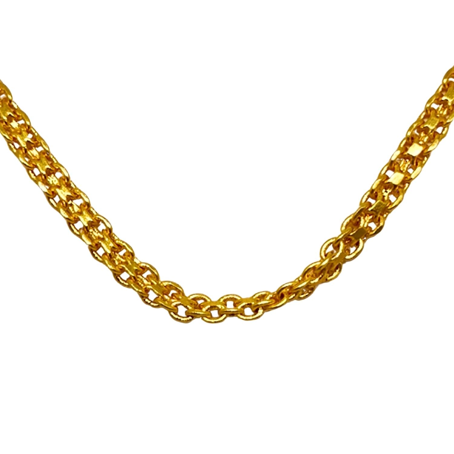Classic Gold-Plated Rope Chain for Women