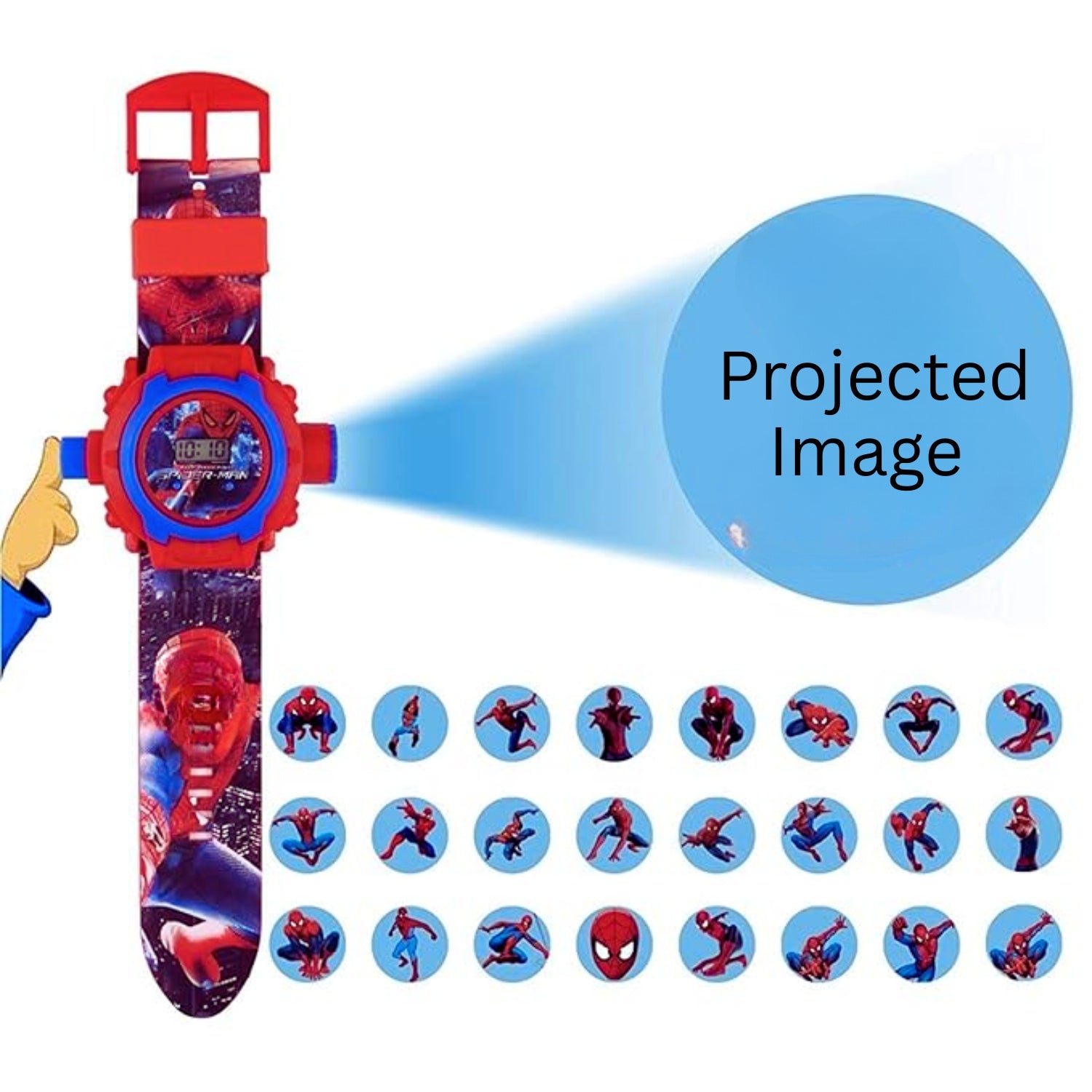 Digital 24 Images Projector Man Watch for Kids Boys Watch, Diwali Gift, Birthday Return Gift, Best Digital Toy Watches for Boys