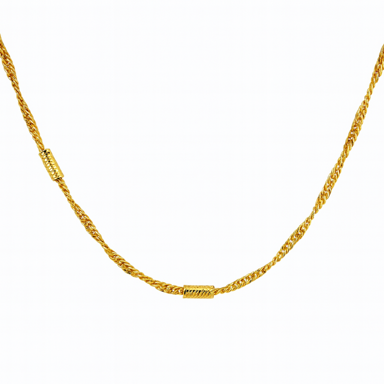 Elegant Lightweight Gold-Plated Chain for Women & Girls