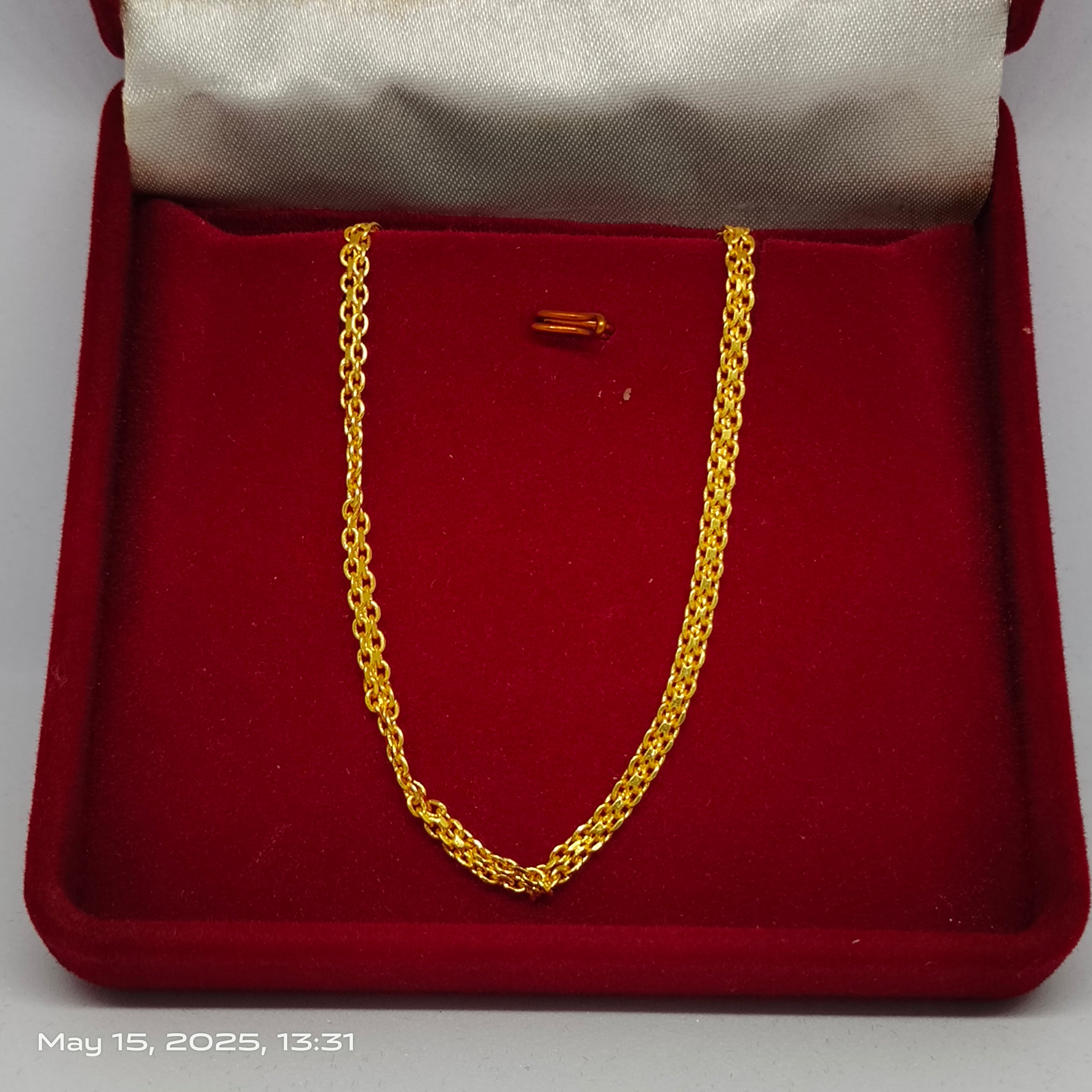 Classic Gold-Plated Rope Chain for Women