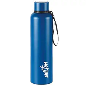 Milton Aura 1000 Thermosteel Water Bottle 1050 ml, 24 Hr Hot and Cold I Leak Proof Lid, ISI Certified I Vacuum Insulated I for Office, Gym, School