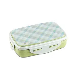 JAYPEE Ecosteel Sr. Inner Stainless Steel Insulated Lunch Box for School Kids |Airtight Leakproof Tiffin Box for Kids |Food Grade|BPA Free, 550 ml, Green