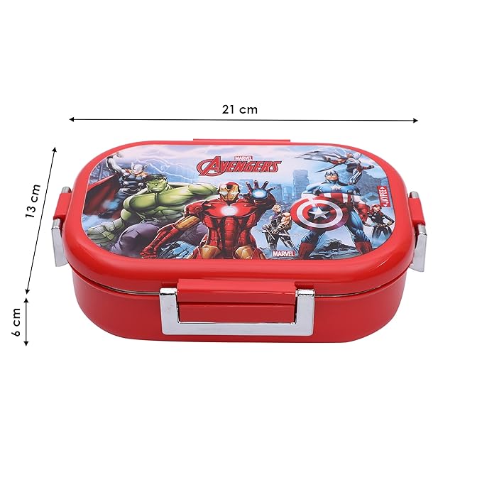 JAYPEE Missteel Hello Kitty Lunch Box Plastic with Inner Stainless Steel Lunch Box for Kids School Girls, Picnic Airtight Leak- Proof Tiffin Box 650 ml,Pink