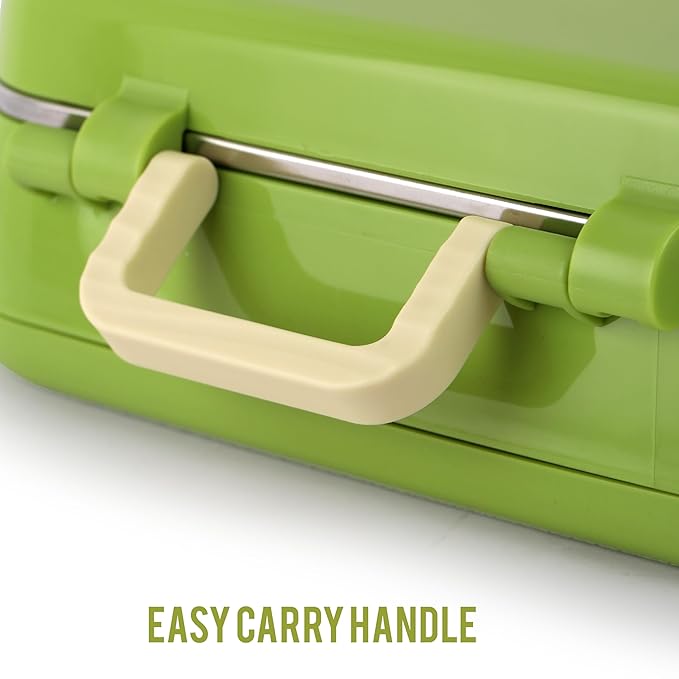 CELLO Pioneer | Insulated Lunch Box with Inner Steel | Separate Steel Compartments with Fork & Spoon | Ideal for College,Office, Outdoor Activities | Set of 1