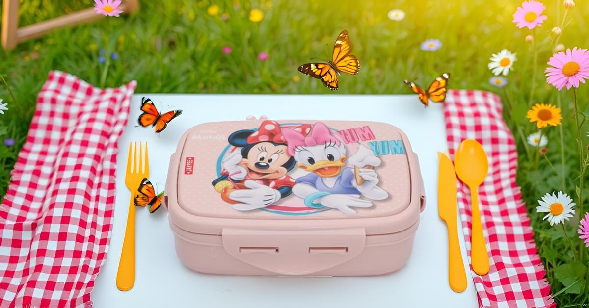 JAYPEE Steel Tek Jr. Insulated Lunch Box , 400 ml | Airtight Tiffin Box for School Kids Inner Stainless Steel Mini Box | Bpa Free