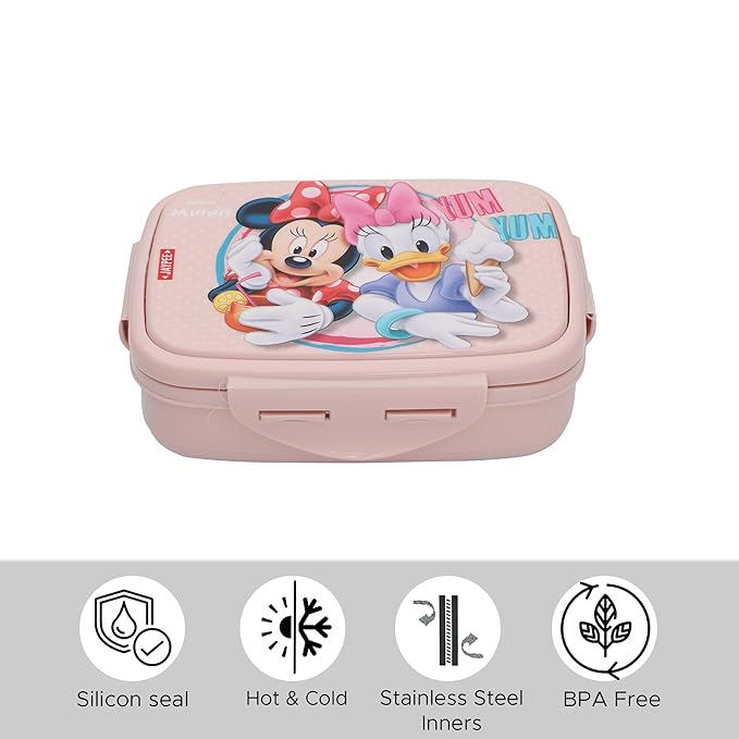 JAYPEE Steel Tek Jr. Insulated Lunch Box , 400 ml | Airtight Tiffin Box for School Kids Inner Stainless Steel Mini Box | Bpa Free