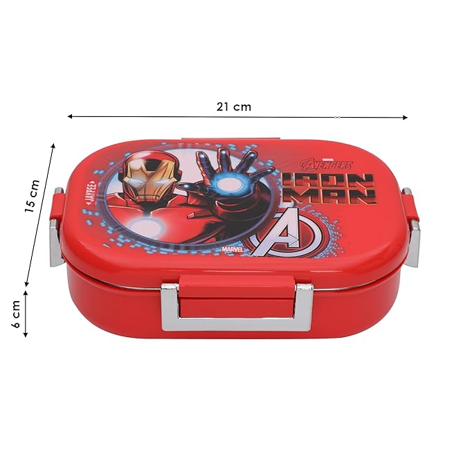 JAYPEE Inner Stainless Steel Insulated Lunch Box Topsteel Graceful & Gorgeous, Pink, 600 ml, Suitable for School Kids, Girls & Boys