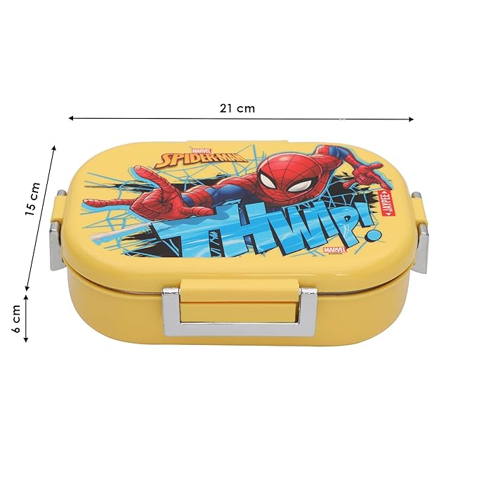 JAYPEE Inner Stainless Steel Insulated Lunch Box Topsteel Graceful & Gorgeous, Pink, 600 ml, Suitable for School Kids, Girls & Boys