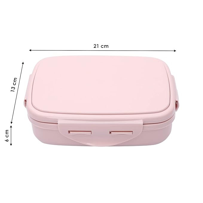 JAYPEE Inner Stainless Steel Insulated Lunch Box Wavesteel Jr. Pink, 500 ml, Airtight Tiffin Box for School Kids |Spillproof with Silicon Seal |Food Grade | BPA Free